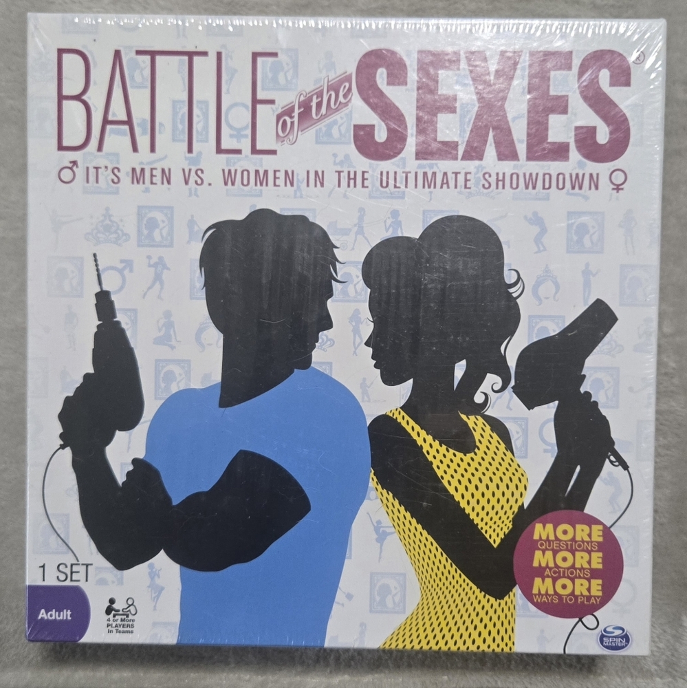 Battle of the Sexes Adult Board Game NEW  Factory Sealed Adult Humor Game NIB